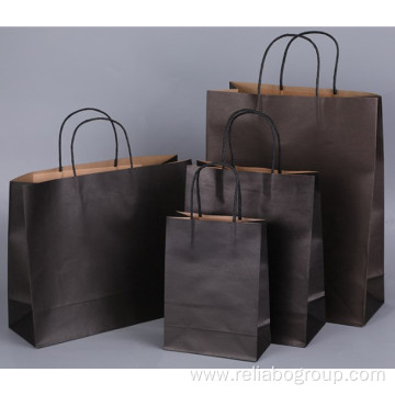 Customized Fashion brown Take Away Fast Food Bag